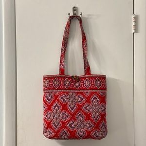 Vera Bradley Frankly Scarlet Toggle Tote
